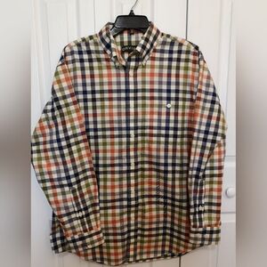 Orvis Men's Multicolor Plaid Shirt Size Large